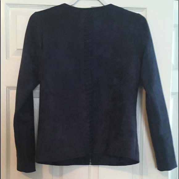 New Revol Faux Suede Zip Front Jacket - Picture 5 of 6